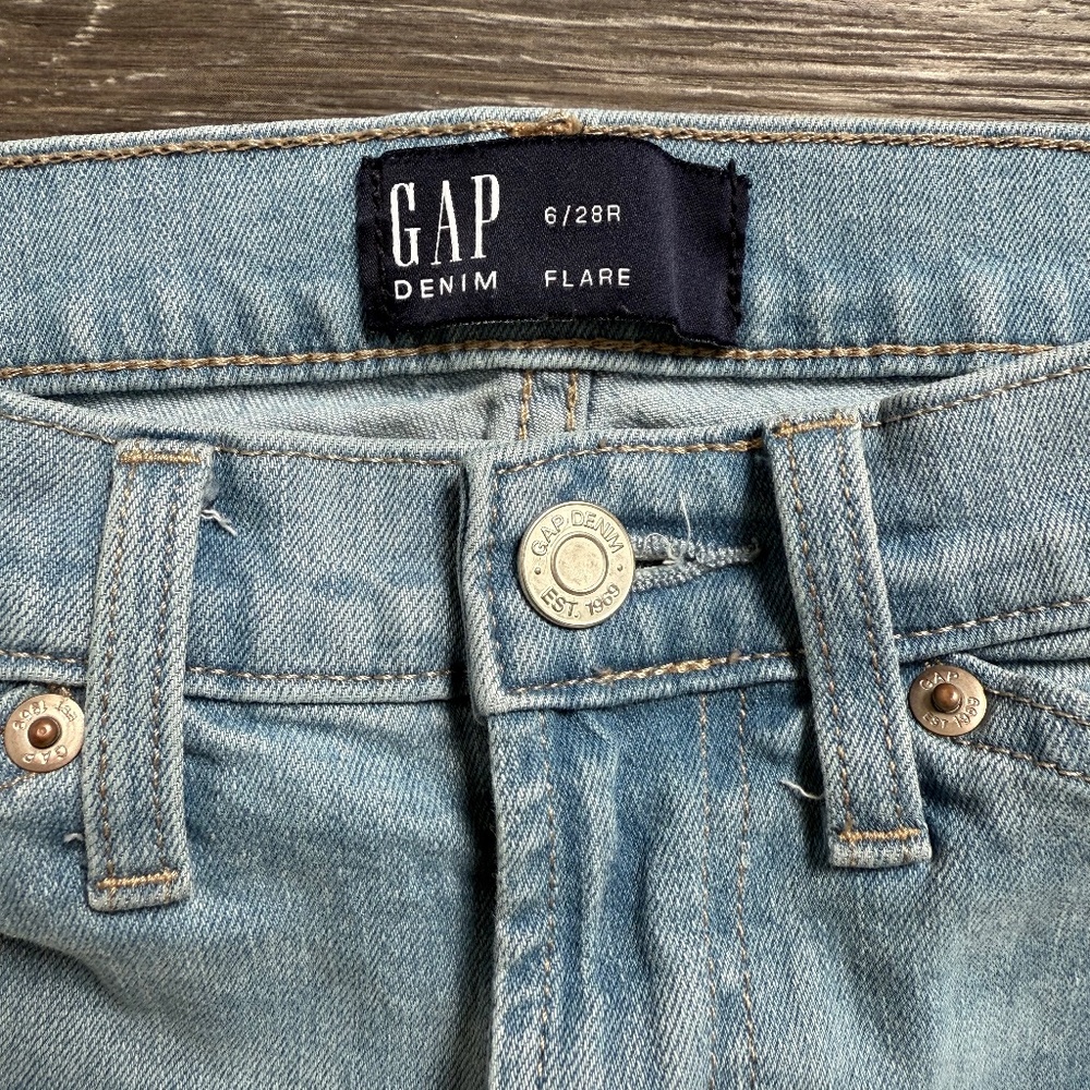 Mid-Rise Flare Jeans